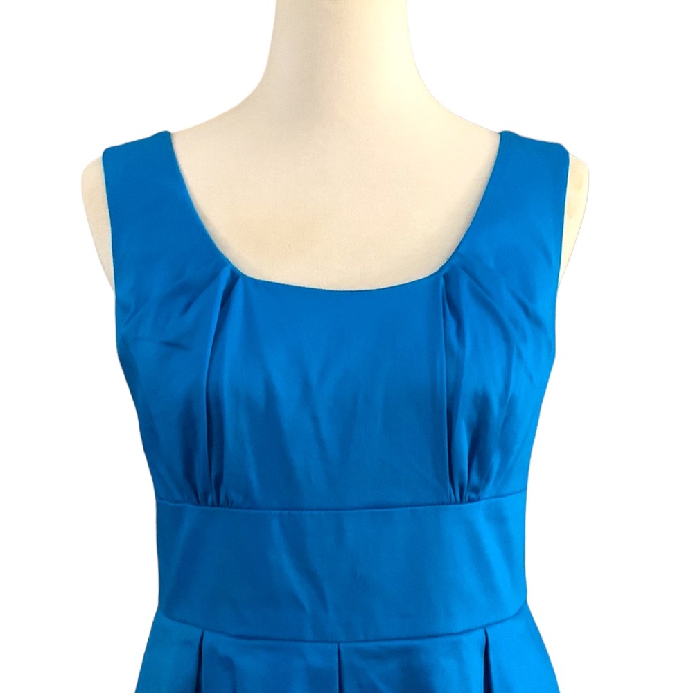 Calvin Klein sleeveless fit and flare pleated dress - Picture 4 of 14